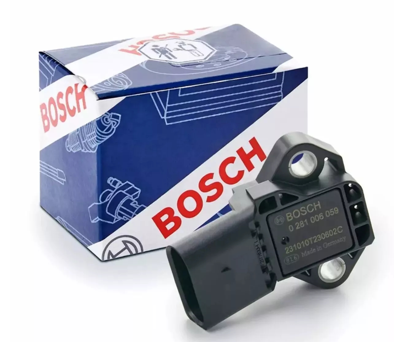 VW AUDI SKODA SEAT Genuine Bosch 1.9 TDI 4 BAR MAP Sensor 0281006059